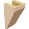 Ekena Millwork 4"W x 4"D x 8"H Wide Concord Rough Cedar Woodgrain TimberThane Corbel, Primed Tan CORUR04X04X08CONRCPR - alternate 2